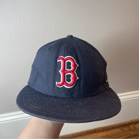 Boston red sox New Era Navy 59FIFTY Fitted Cap - Picture 2 of 7